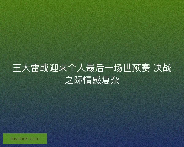 王大雷或迎来个人最后一场世预赛 决战之际情感复杂 王大雷或迎来个人最后一场世预赛 决战之际情感复杂
